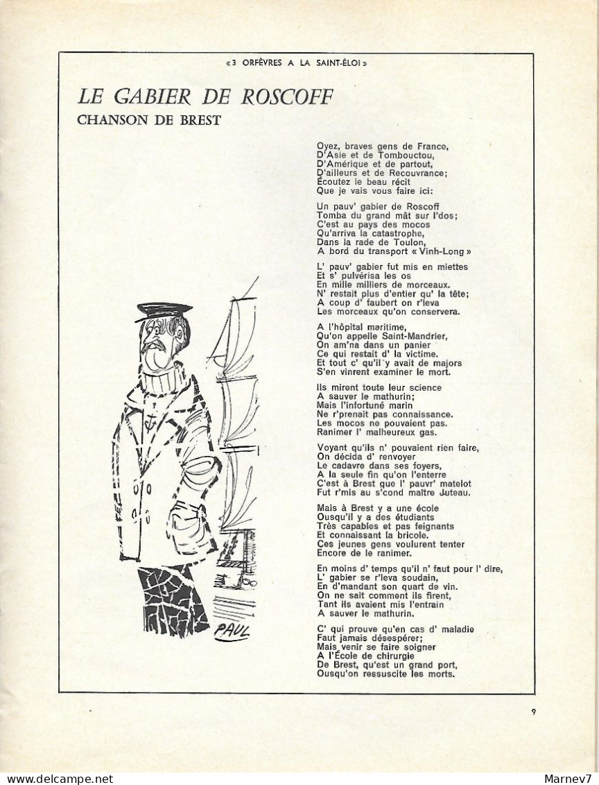 Revue Médicale - RIDENDO - Courrier Médical - N° 296 Janvier 1966 - Facteur - Le Gabier De Roscoff - - Geneeskunde & Gezondheid