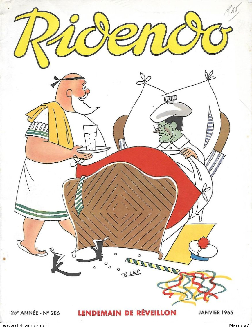 Revue Médicale - RIDENDO - Courrier Médical - N° 286 Janvier 1965 - Facteur - Le Courrier De Colette - - Medicina & Salute