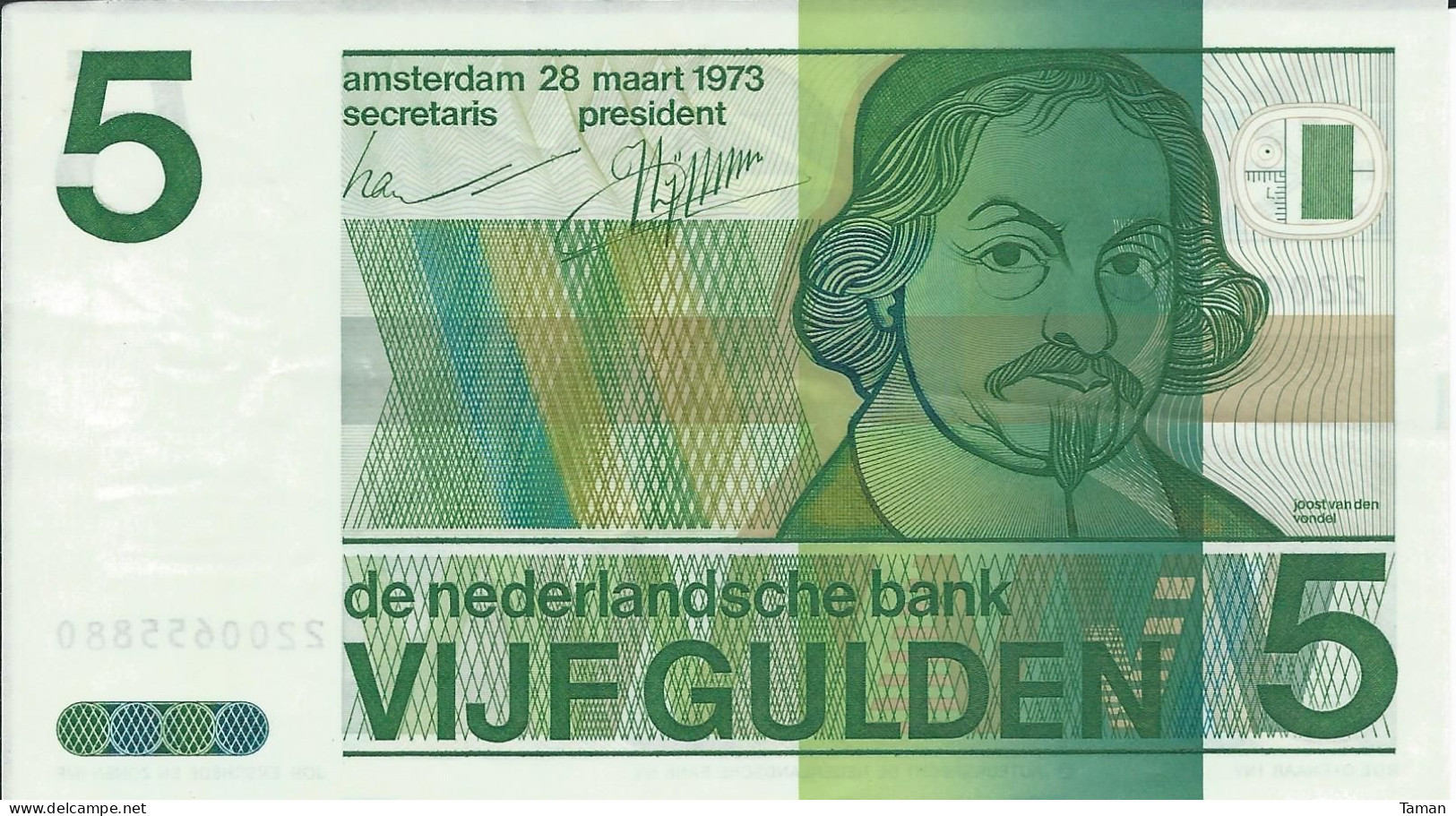 PAYS BAS   -  5 Gulden  1973   -- SPL --   Nederland - 5 Gulden