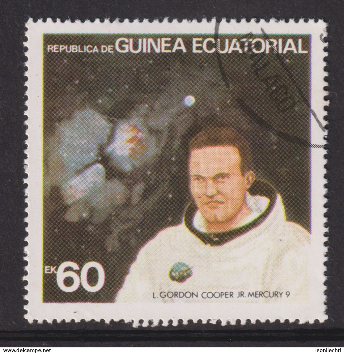 1978 Äquatorial-Guinea,  Raumfahrt   Yt:GQ 124-G, L. Gordon Cooper Jr. - Mercury 9 - Guinée Equatoriale