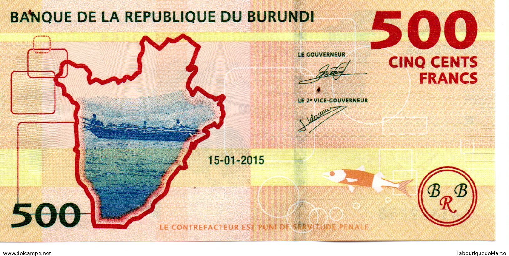 Burundi - Pk N° 50 - 500 Francs - Burundi