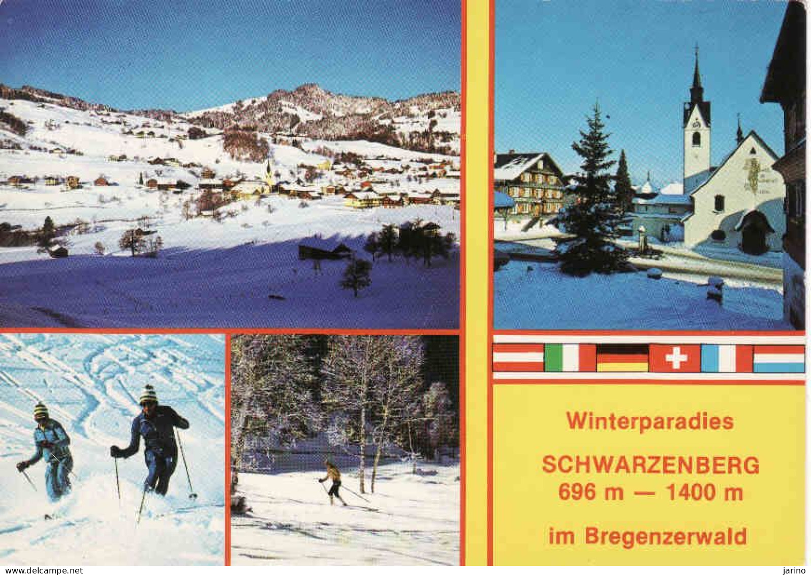 Austria, Vorarlberg, Bregenzerwald, Schwarzenberg, Gebraucht 1983 - Bregenzerwaldorte