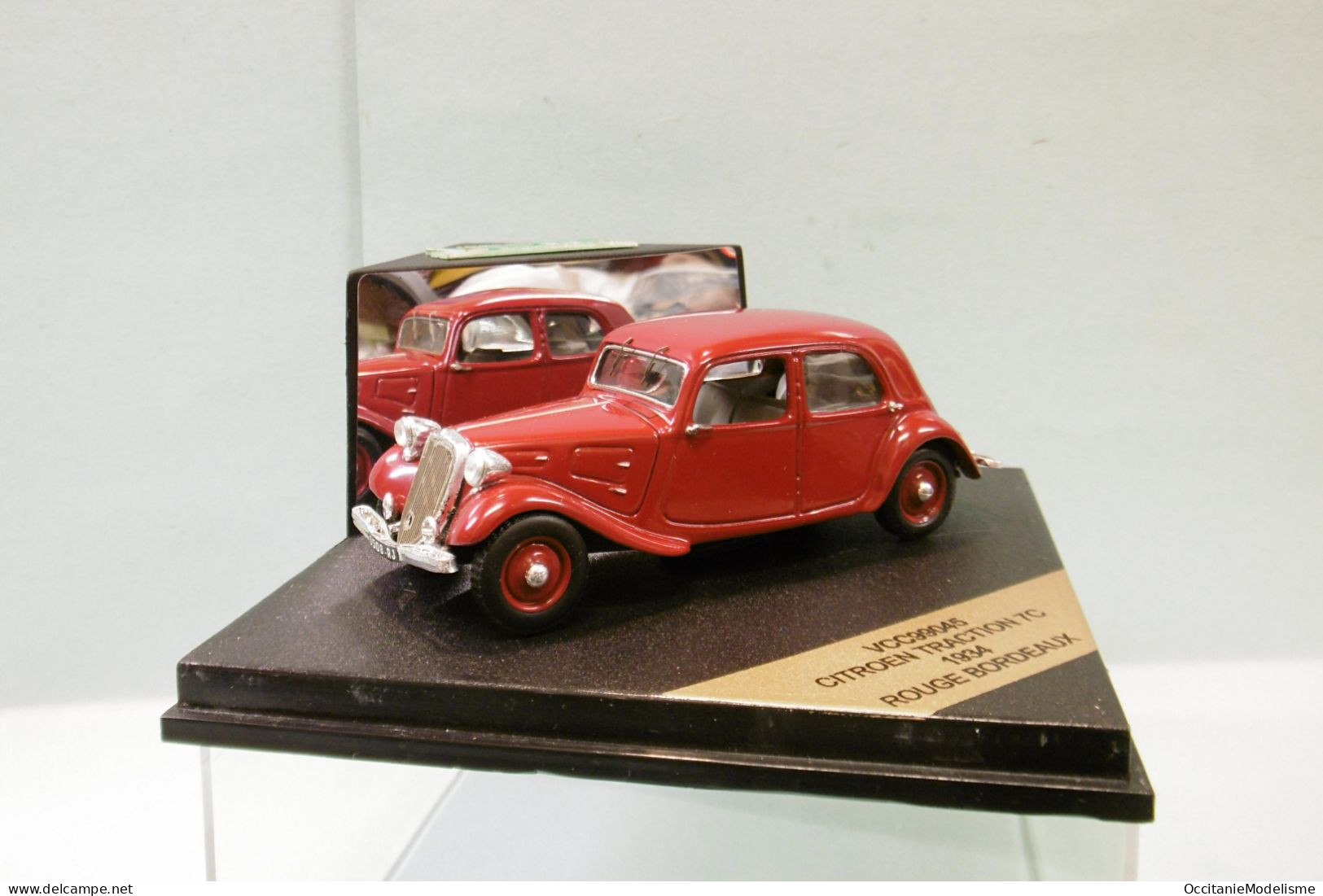 Vitesse - CITROEN TRACTION 7C 1934 Rouge Bordeaux Réf. VCC99045 BO 1/43 - Vitesse