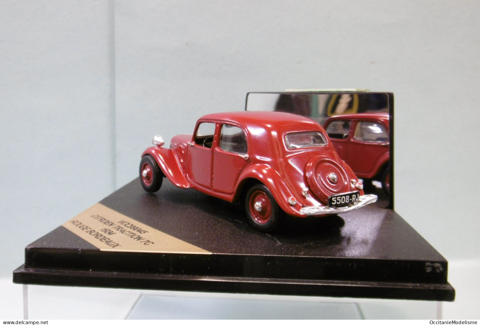 Vitesse - CITROEN TRACTION 7C 1934 Rouge Bordeaux Réf. VCC99045 BO 1/43 - Vitesse