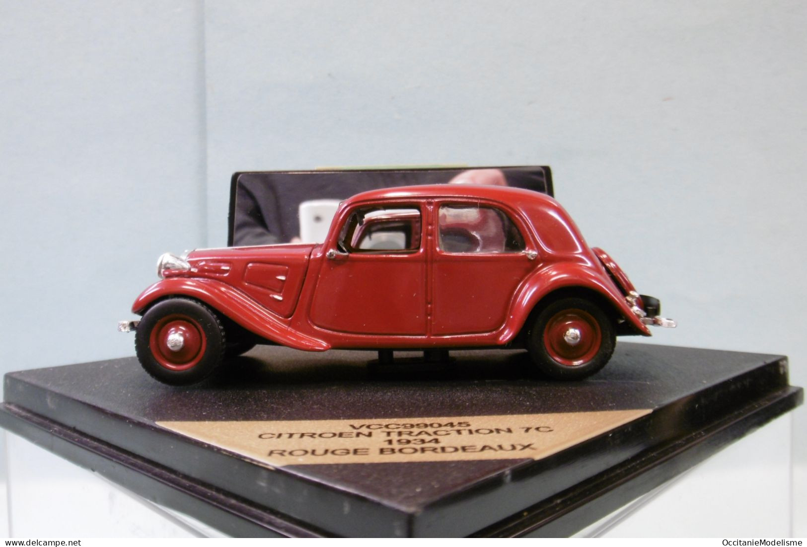 Vitesse - CITROEN TRACTION 7C 1934 Rouge Bordeaux Réf. VCC99045 BO 1/43 - Vitesse