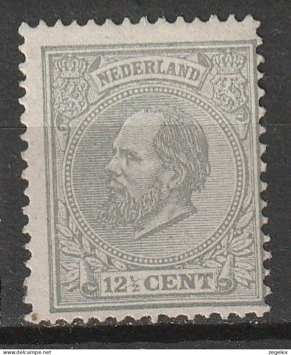 1872 Koning Willem III 12,5 Ct. NVPH 22 MNH ** (cat € 450,-). See 2 Scans And Description - Ongebruikt