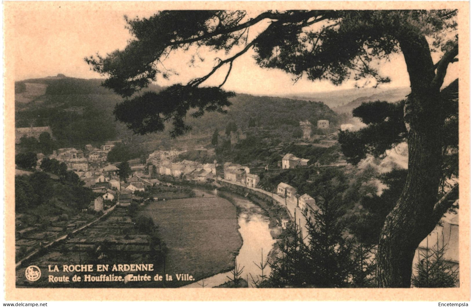 CPA Carte Postale Belgique La-Roche-en-Ardenne Route De Houffalize Entrée De La Ville  VM65138 - La-Roche-en-Ardenne