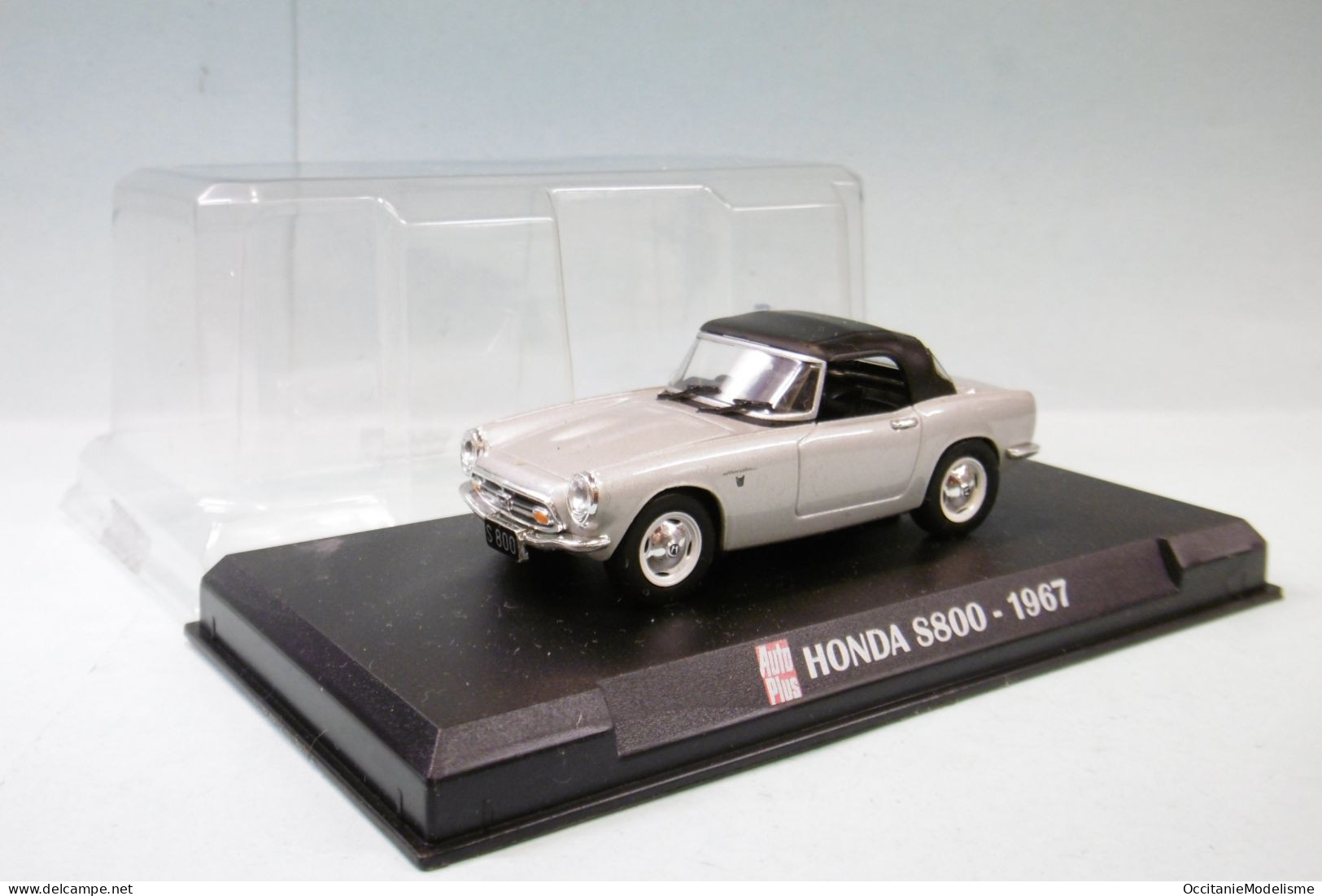 Auto Plus - HONDA S800 Cabriolet 1967 Gris Métallisé BO 1/43 - Vitesse