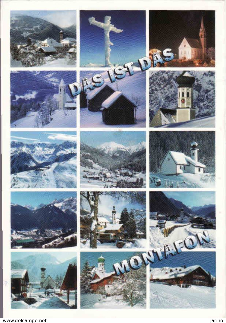 Austria, Vorarlberg, Montafon, Stempel St. Gallenkirch, Bezirk Bludenz, Gebraucht 2005 - Bludenz