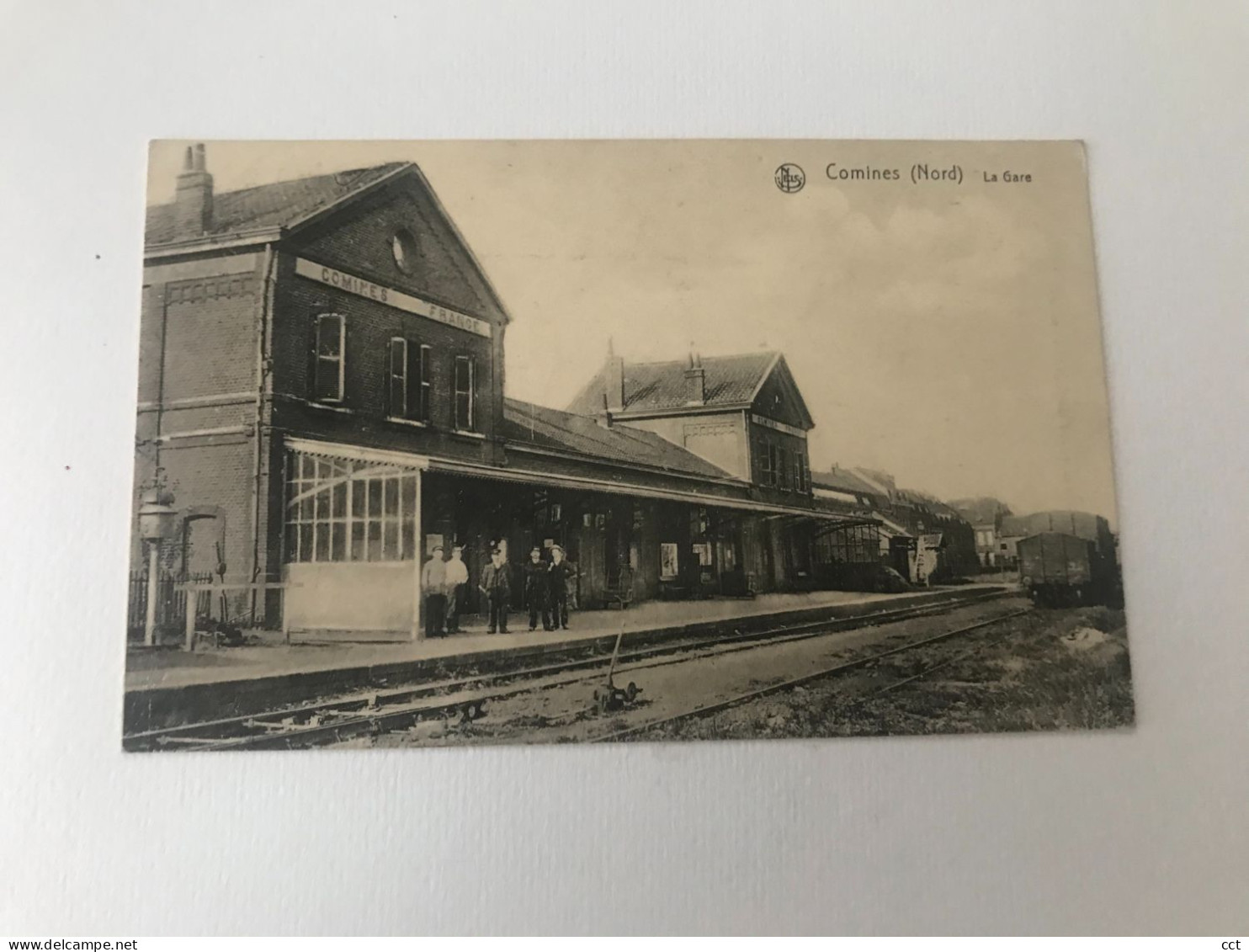 Comines  (Nord)   La Gare     FELDPOST  Cachet Scharfschützen - Trupp 127 - Komen-Waasten