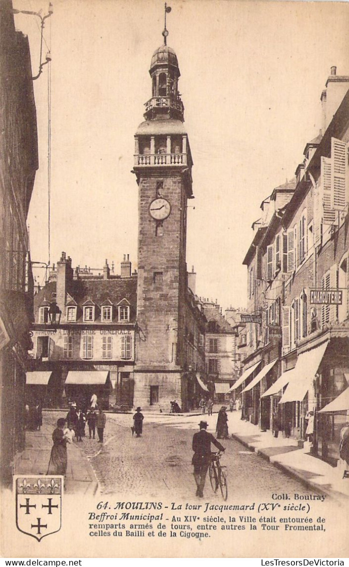 FRANCE - 03 - MOULINS - La Tour Jacquemard - Carte Postale Ancienne - Moulins