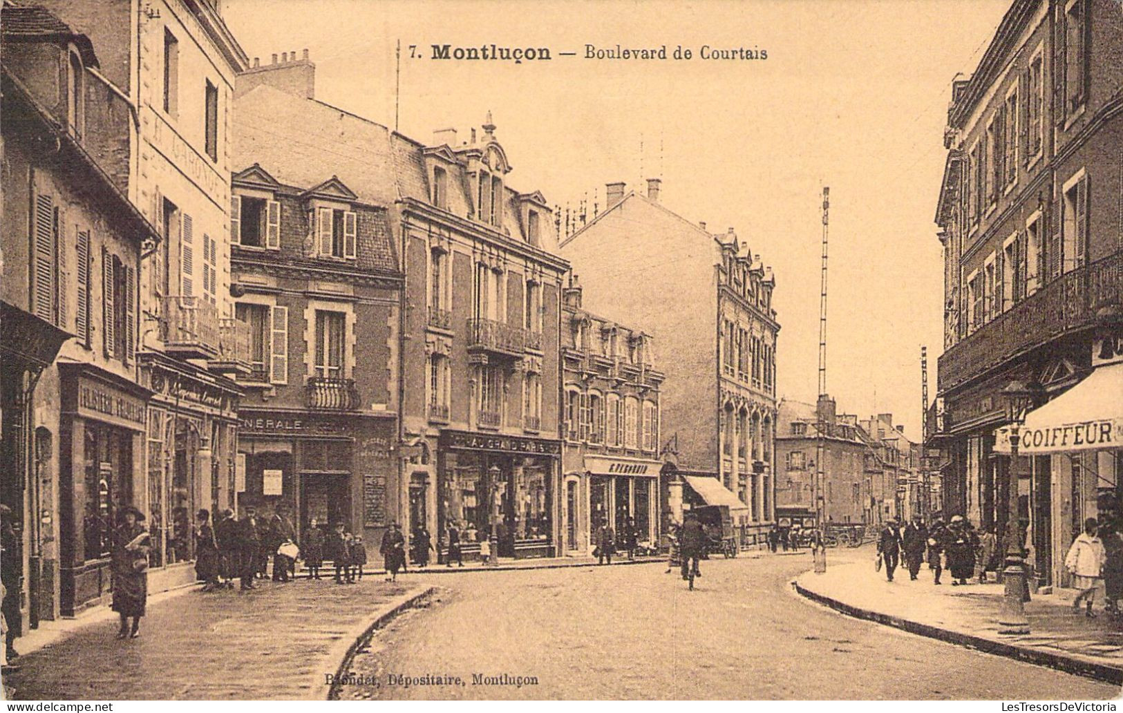 FRANCE - 03 - MONTLUCON - Boulevard De Courtais - Carte Postale Ancienne - Montlucon