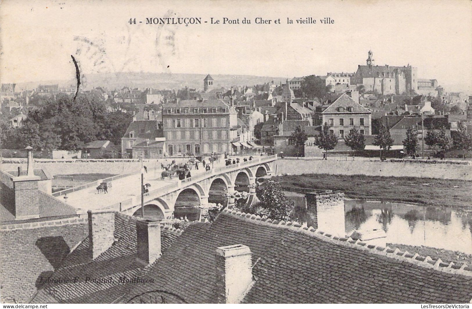 FRANCE - 03 - MONTLUCON - Le Pont Du Cher Et La Vieille Ville - Carte Postale Ancienne - Montlucon