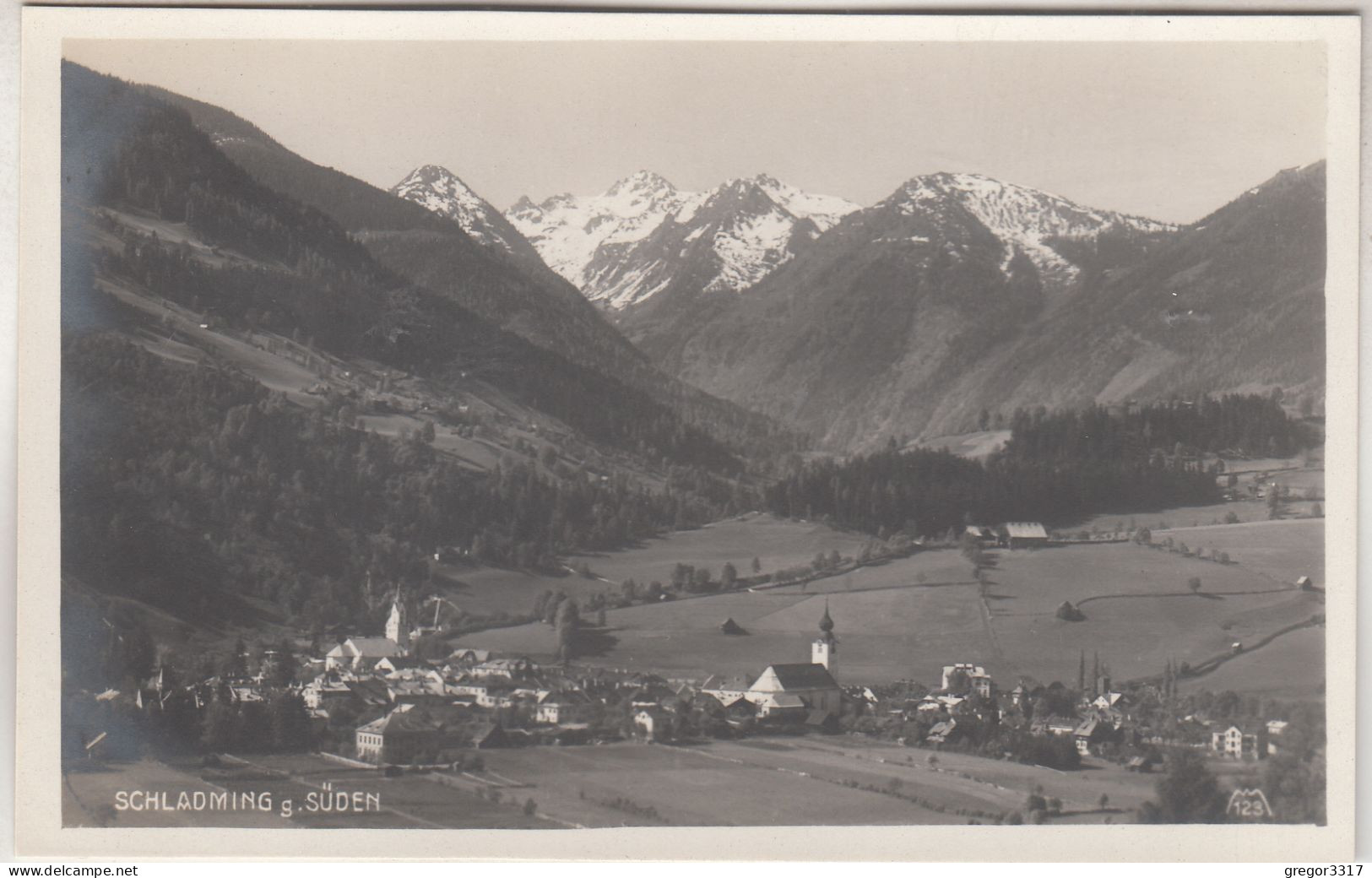 C6531) SCHLADMING Gegen Süden - Kirchen - Dünn Besiedelt 1927 - Schladming