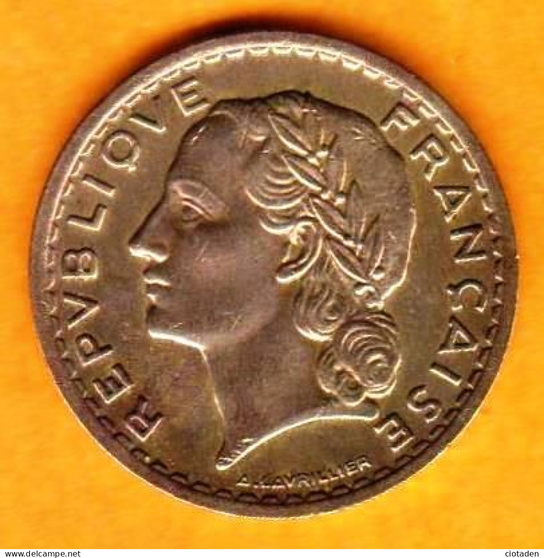 France - 5 Francs Laviller 1946 - Bronze - 5 Francs