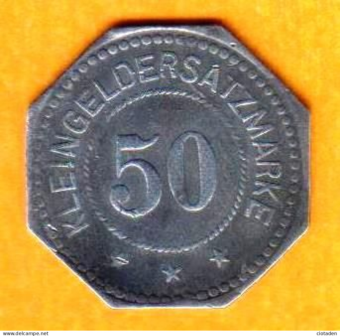 Monnaie Allemagne - Remplacement Pour Petite Monnaie Ville De Gnesen - 50Pf - Te Identificeren