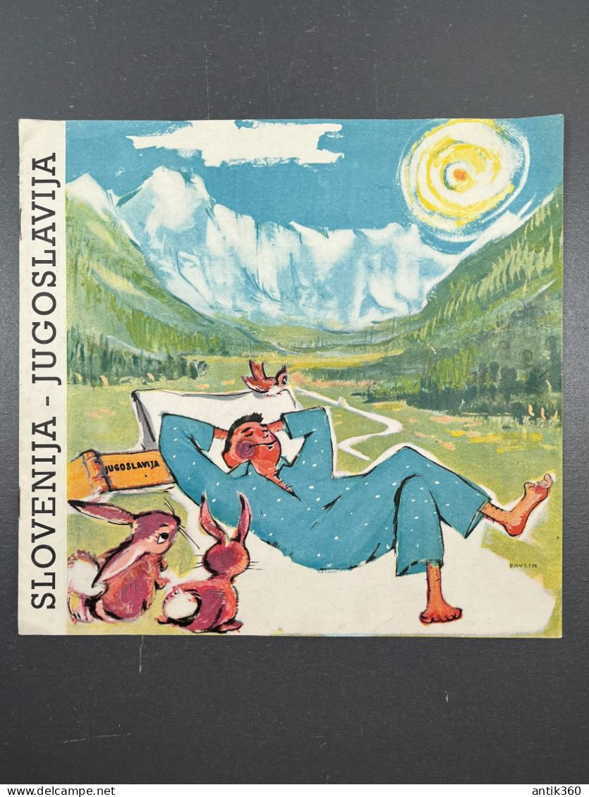 Ancienne Brochure Touristique Slovenija Jugoslavija - Slovénie Yougoslavie - Reiseprospekte