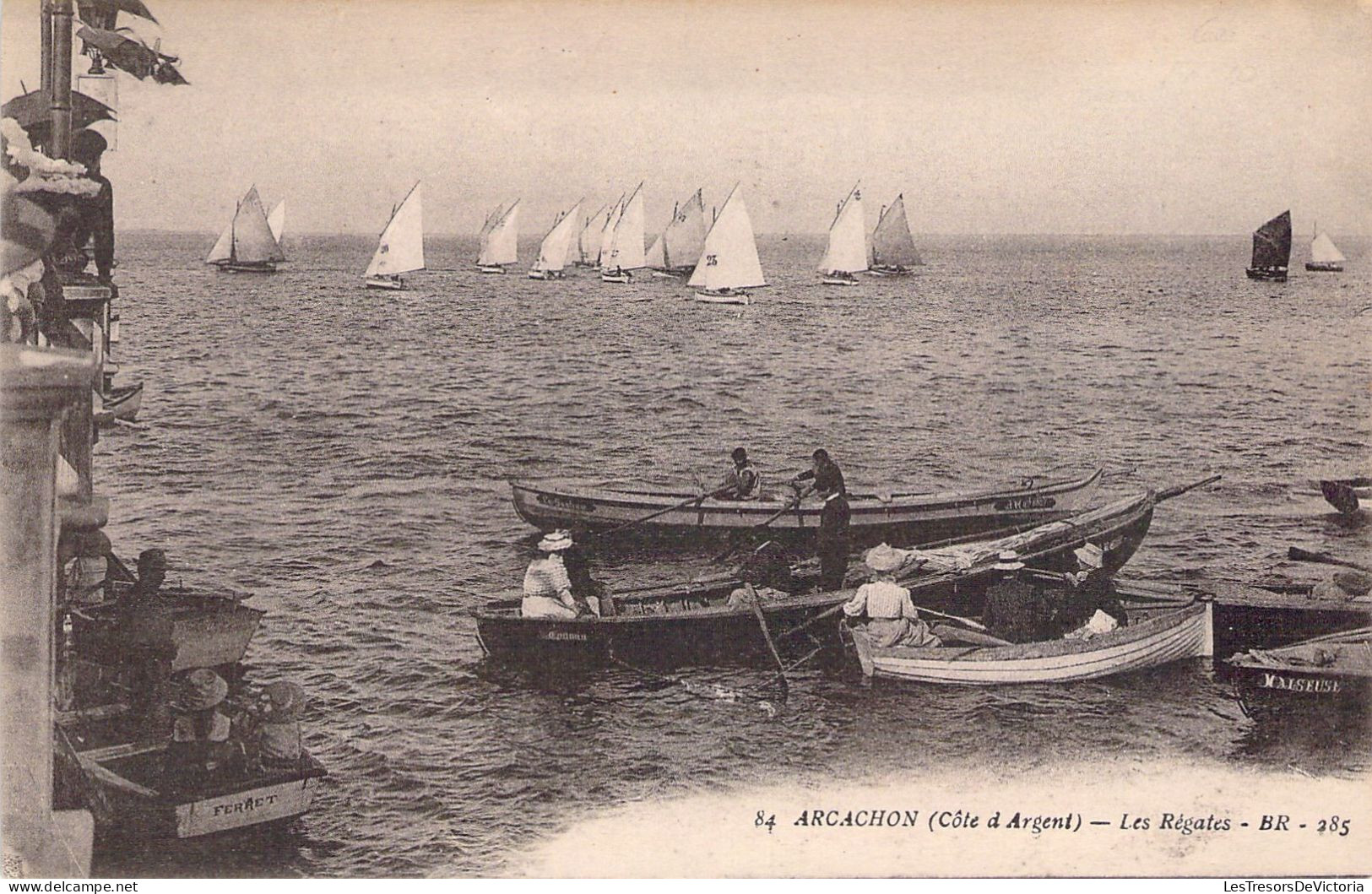 FRANCE - 33 - ARCACHON - Les Régates - BR 285 - Carte Postale Ancienne - Arcachon