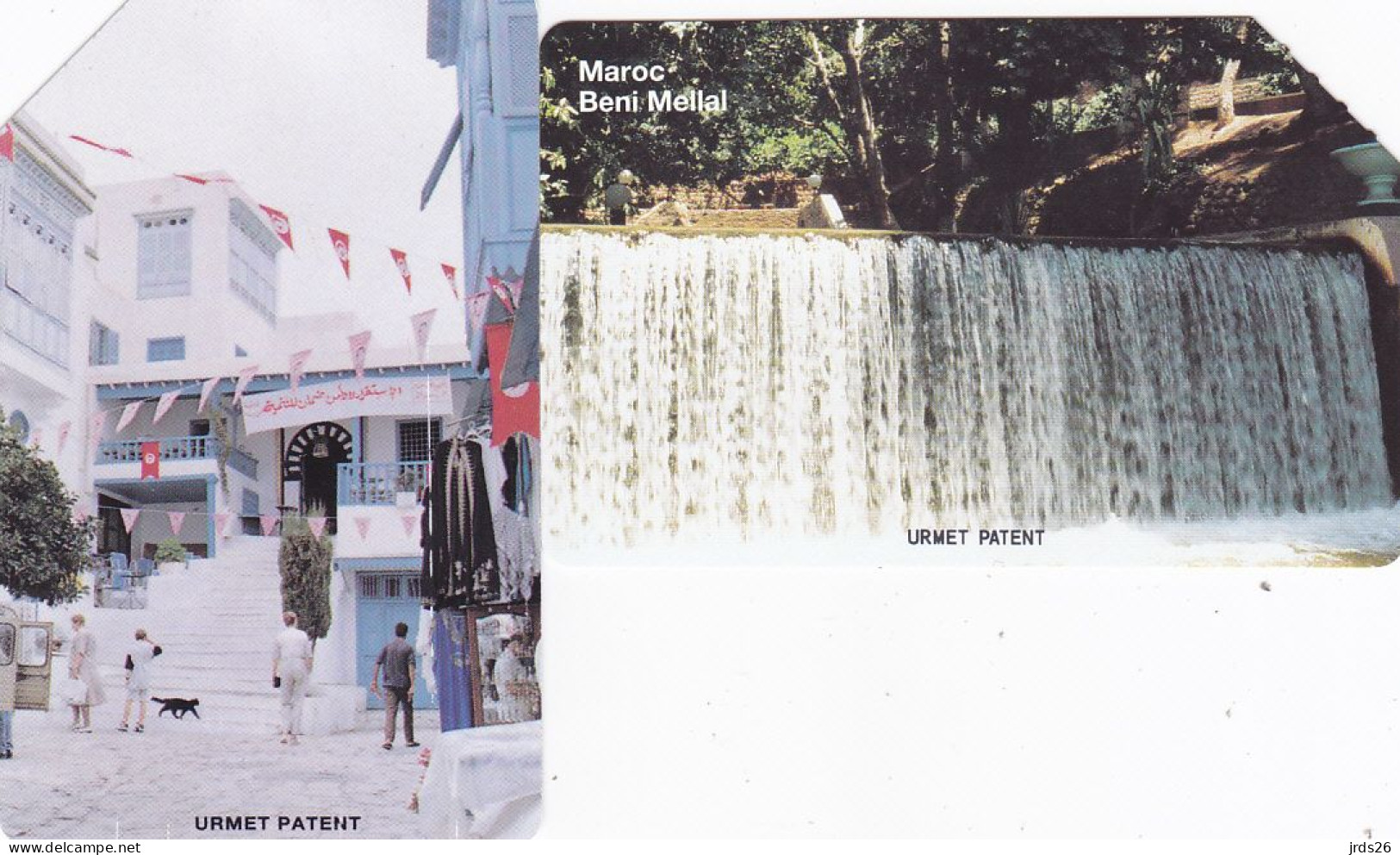 Tunesia 2 Phonecards Urmet - - - City, Waterfall - Tunisia