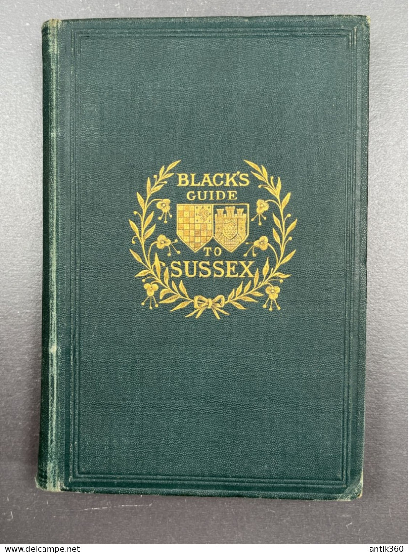 Ancien Guide BLACK'S GUIDE TO SUSSEX 1886 United Kingdom UK England Angleterre - Cuadernillos Turísticos