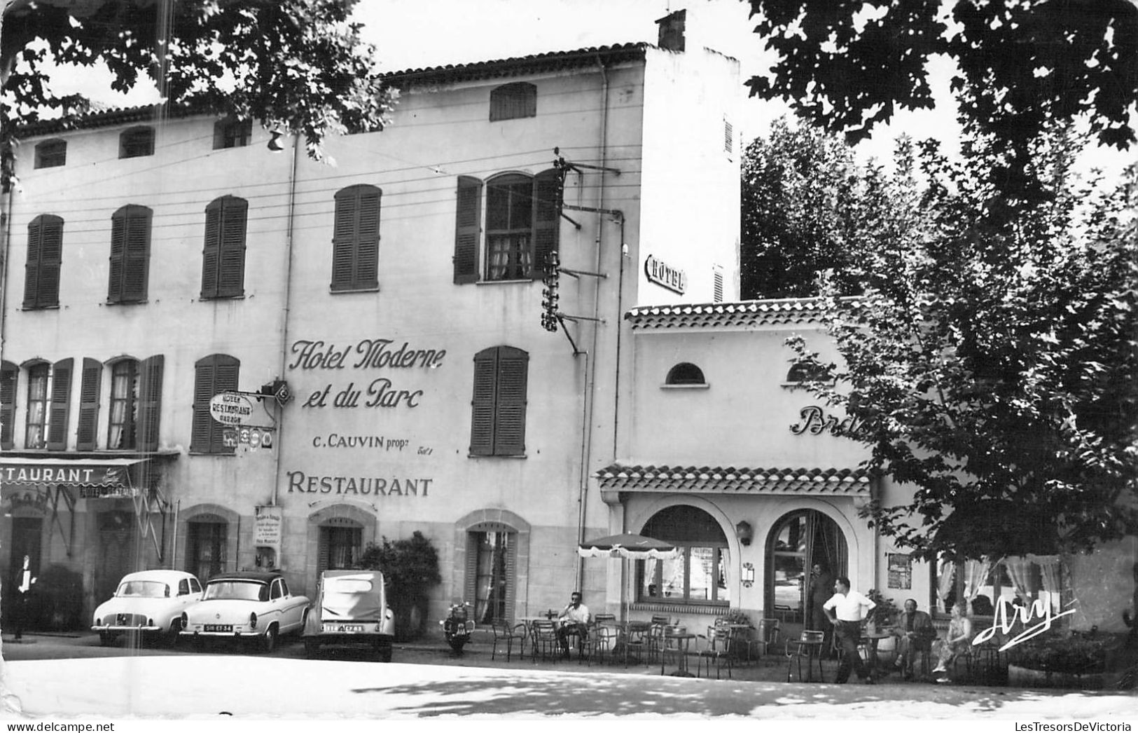 FRANCE - 83 - LORGUES - Hôtel Moderne Et Du Parc - Editeur Tardy - Carte Postale Ancienne - Lorgues