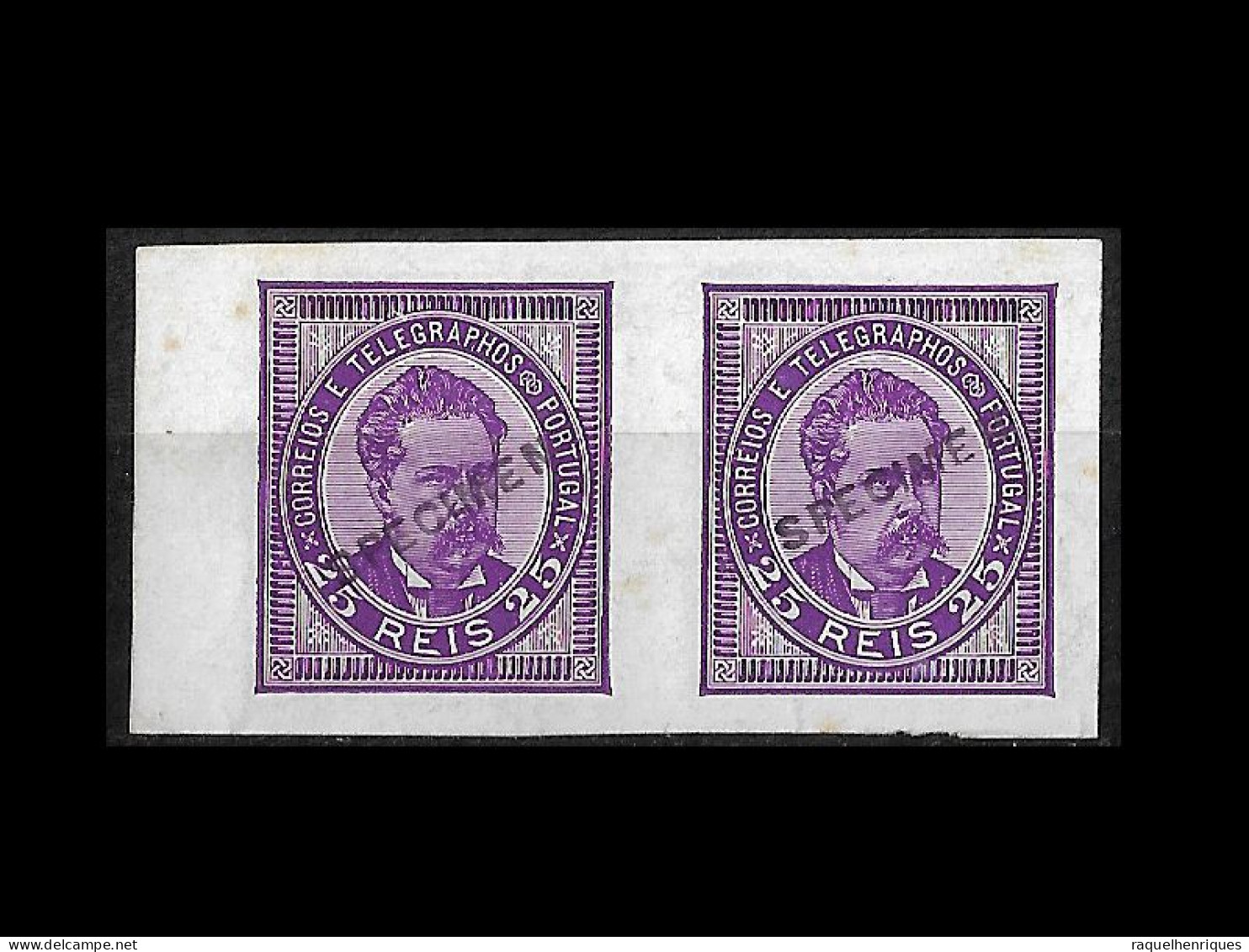 PORTUGAL STAMP - D. LUIS I 25 REIS - PROVA NÃO DENTEADA - PROOF IMPERF. M NG (LESP#03) - Proofs & Reprints