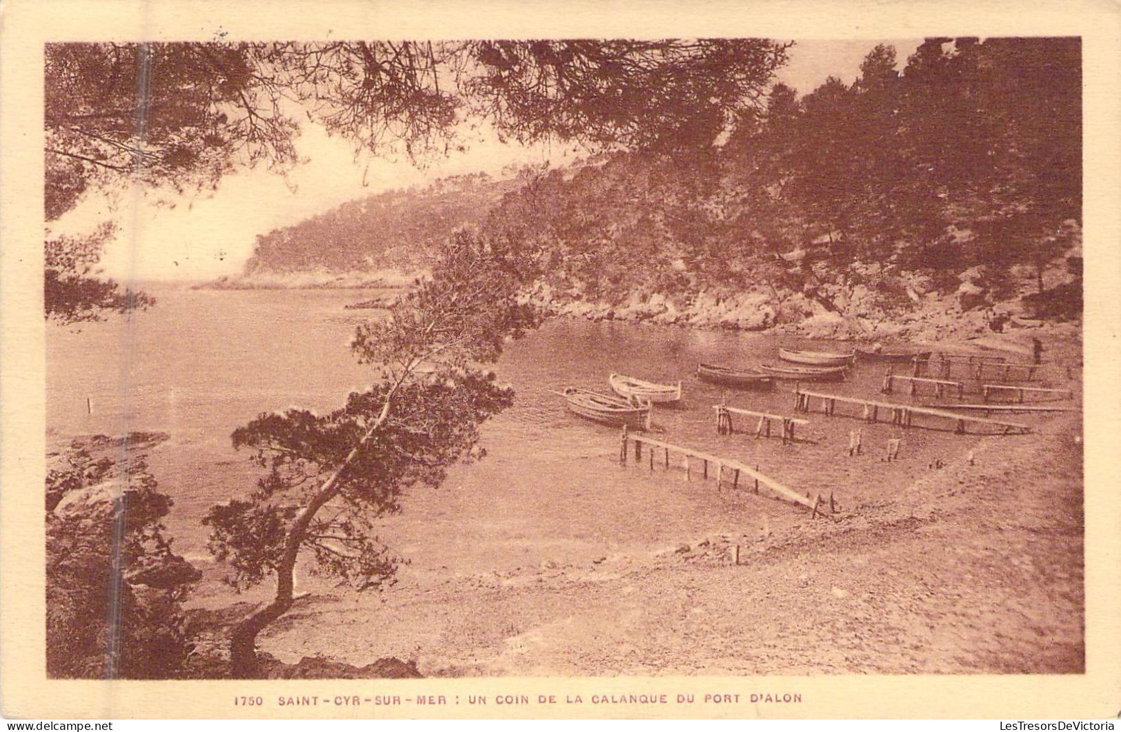 FRANCE - 83 - SAINT CYR SUR MER - Un Coin De La Calanque Du Port D'Alon - Carte Postale Ancienne - Saint-Cyr-sur-Mer