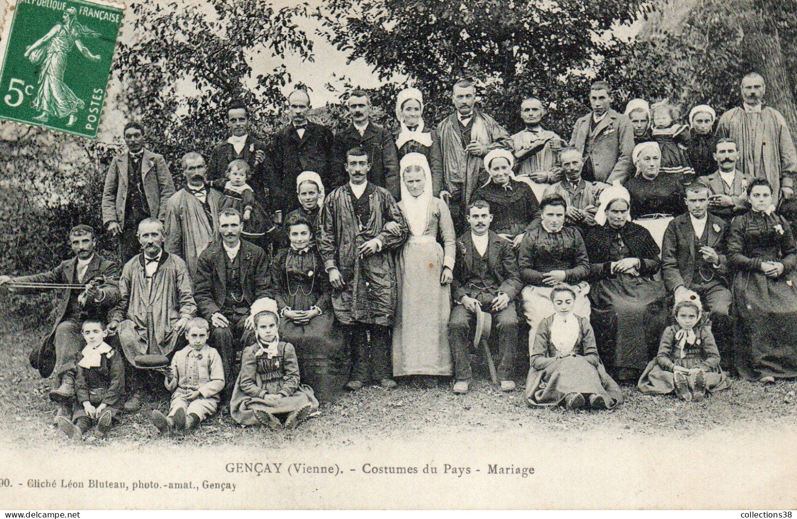 Gençay - Costumes Du Pays - Mariage - Gencay