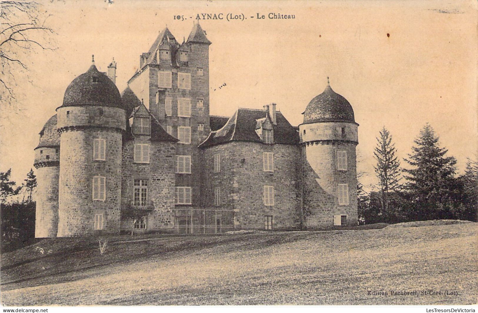 FRANCE - 46 - AYNAC - Le Château - Carte Postale Ancienne - Otros & Sin Clasificación