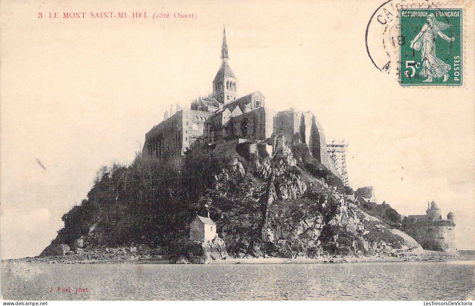 FRANCE - 50 - LE MONT SAINT MICHEL - Côté Ouest - Carte Postale Ancienne - Le Mont Saint Michel