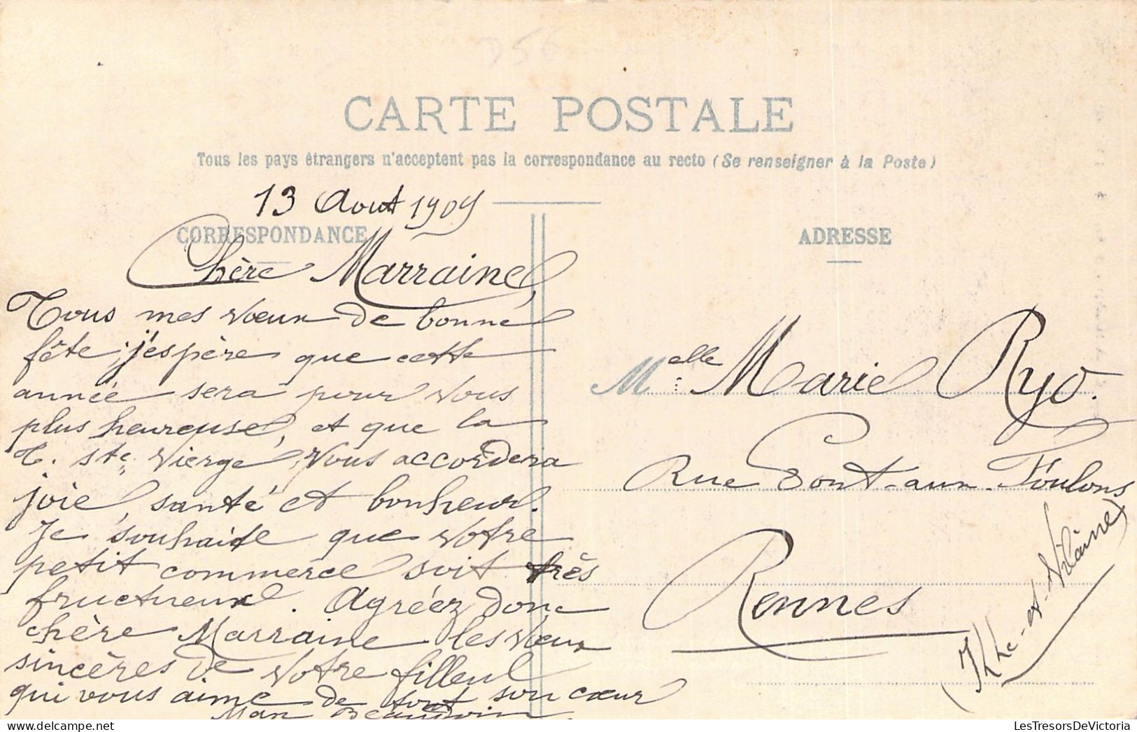 FRANCE - 56 - Château De RIAYE - Carte Postale Ancienne - Other & Unclassified