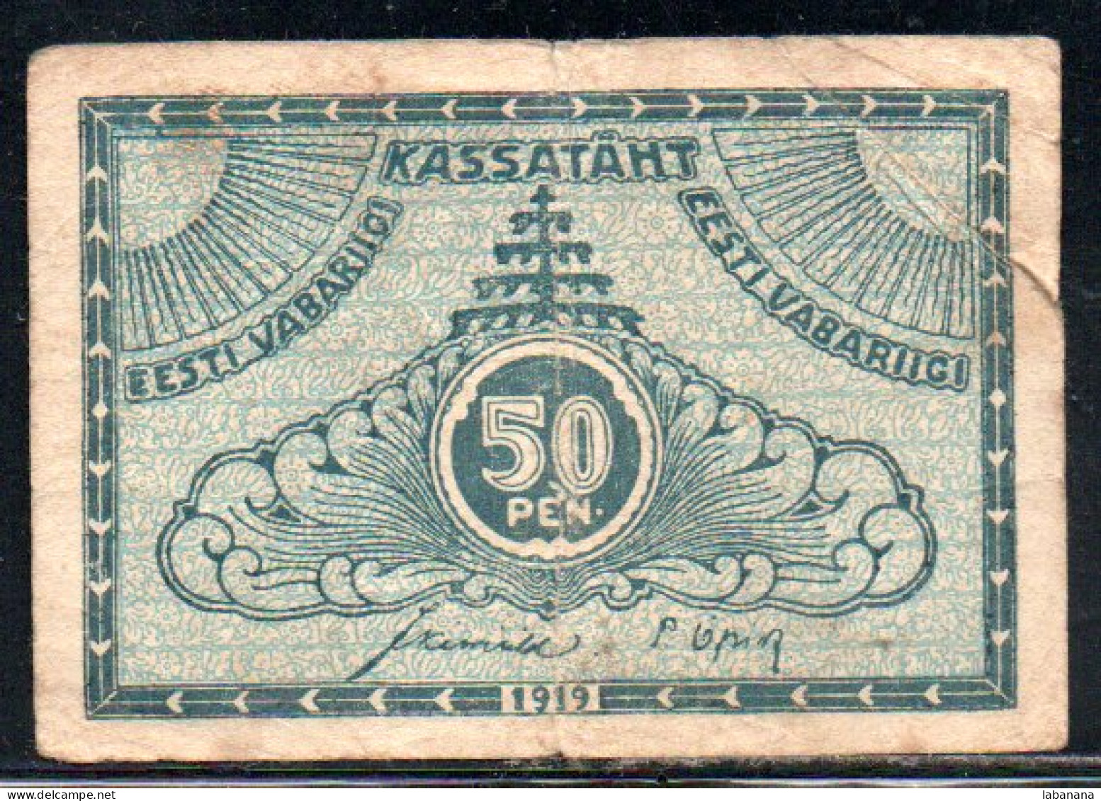 659-Estonie 50 Penni 1919 - Estonia