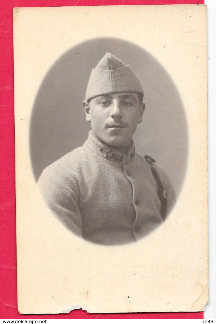 Cpa  168ème, 168e Régiment Militaire, Poilu, Voir Scannes, Photographe: Atelier RICHIER A ACHEN Comphausbadstr.29, Aix - Régiments