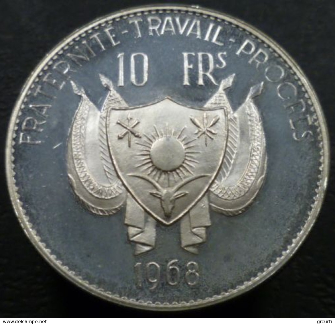 Niger - 10 Francs 1968 - Leone - KM# 8.1 - Niger