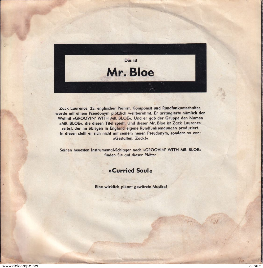 MR. BLOE - GERMANY SG  - INSTRUMENTAL : CURRIED SOUL + MIGHTY MOUSE - Soul - R&B