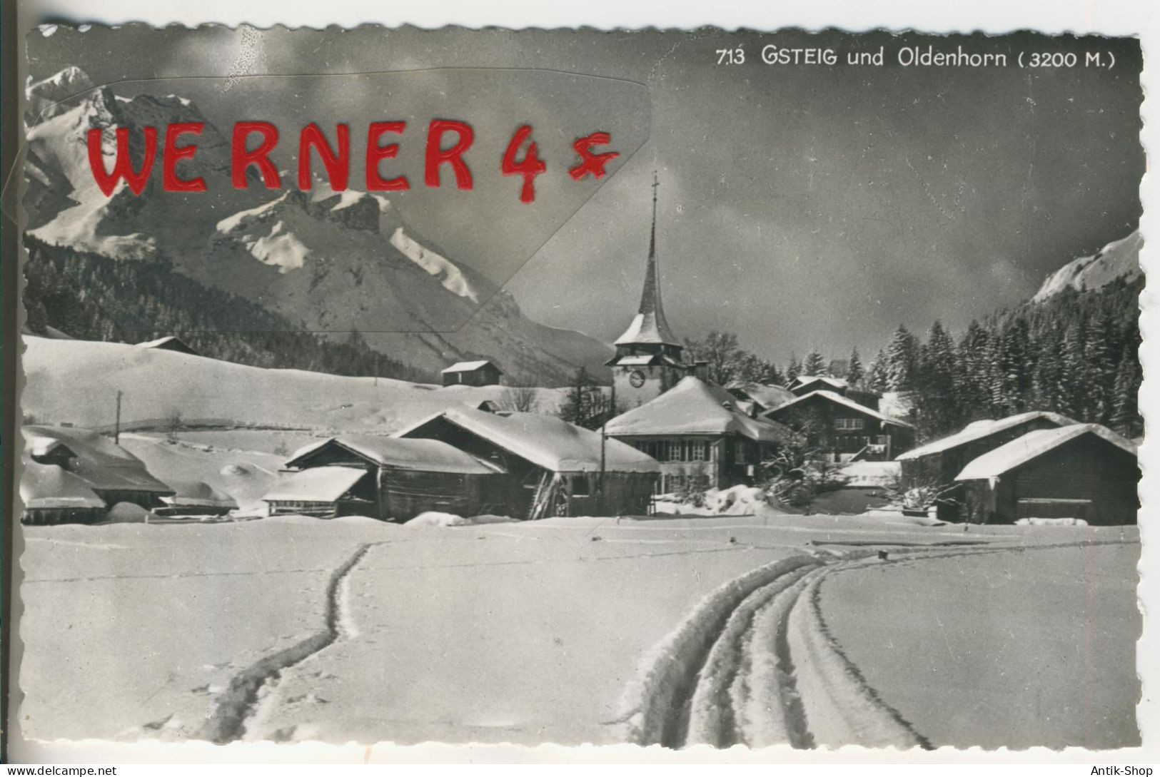 Gsteig Und Oldenhorn - Von 1959 (35522) - Gsteig Bei Gstaad