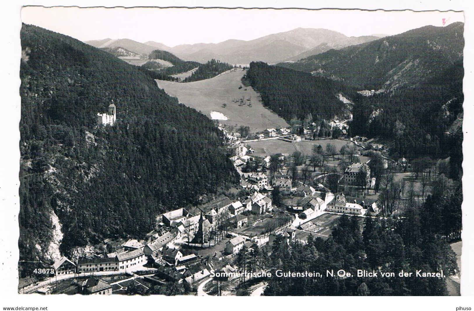 A-5777  GUTENSTEIN : Blick Von Der Kanzel - Wiener Neustadt