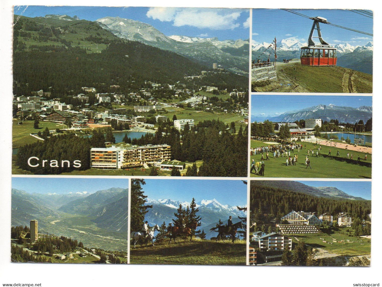 CRANS SUR SIERRE Luftseilbahn Golf - Crans