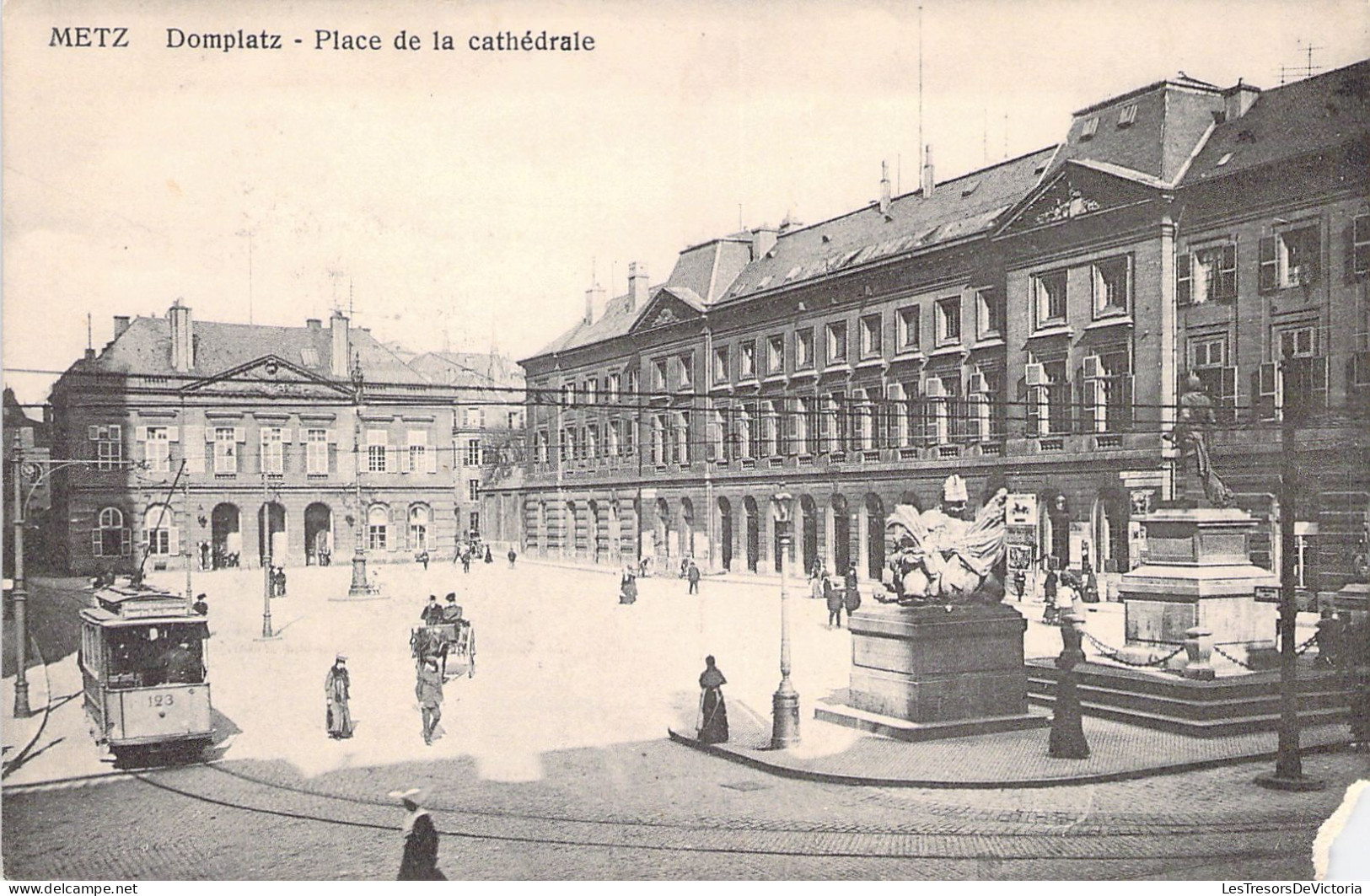 FRANCE - 57 - METZ - Place De La Cathédrâle - Carte Postale Ancienne - Metz