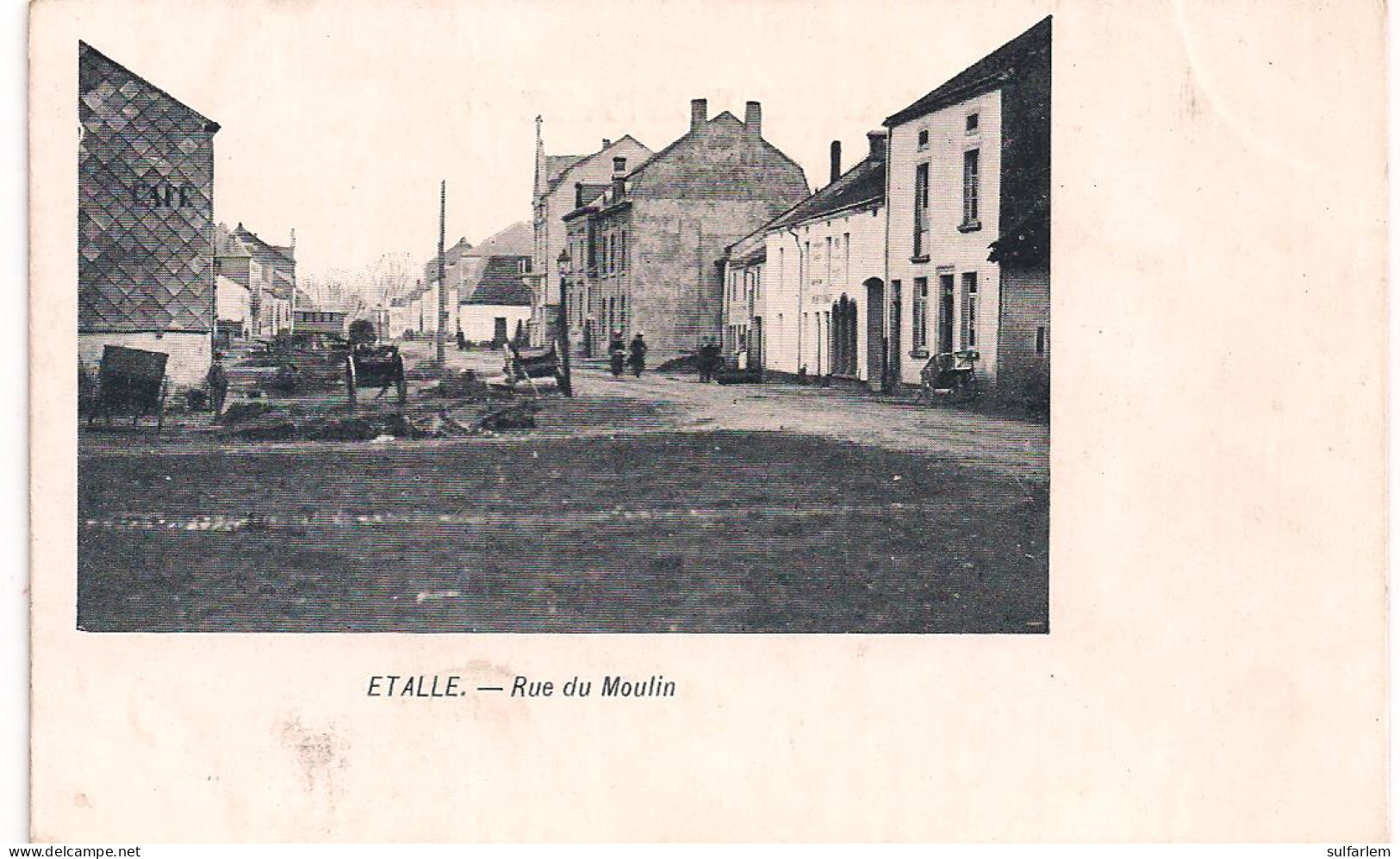 Carte Postale. ETALLE .Rue Du Moulin. - Etalle