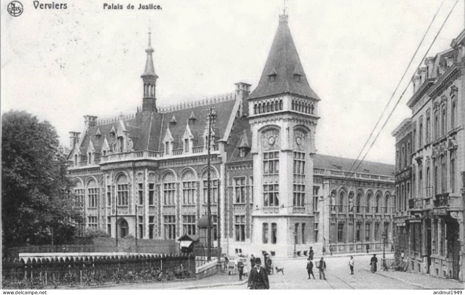 VERVIERS - Le Palais De Justice - Oblitération De 1911 - Verviers