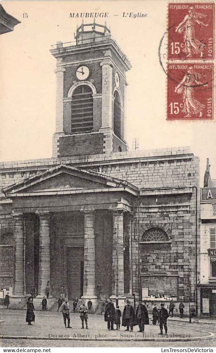 FRANCE - 59 - MAUBEUGE - L'église - Carte Postale Ancienne - Maubeuge