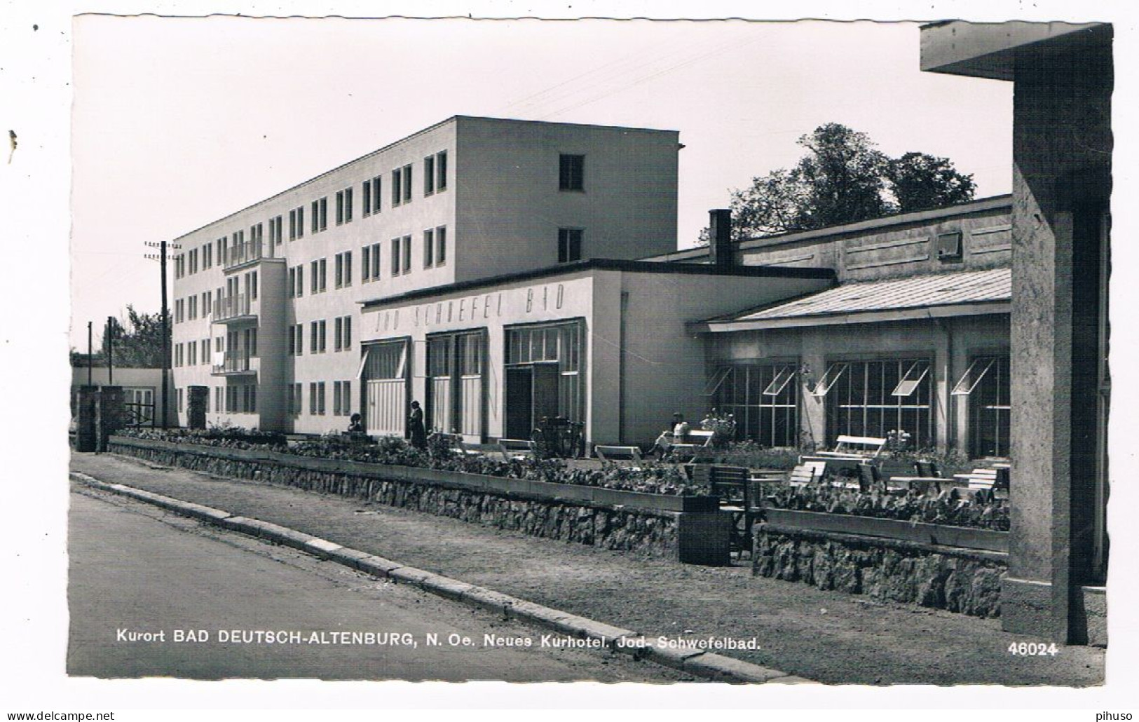 A-5796  BAD DEUTSCH-ALTENBURG A.d.Donau : Neues Kurhotel Jod-Schwefelbad - Horn