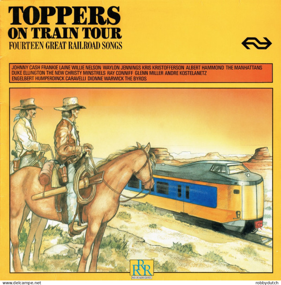 * LP *  TOPPERS ON TRAIN TOUR (Holland 1986 EX) Company Promo - Compilaties