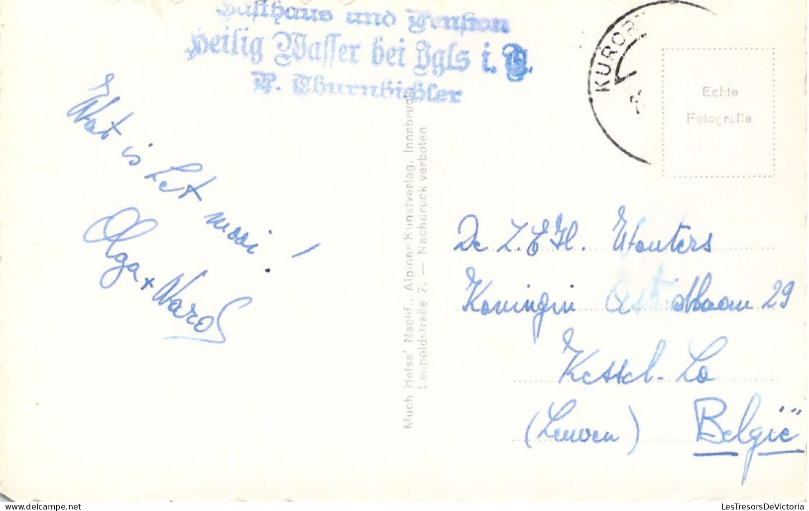 AUTRICHE - Heiligwasser - Blick A Innsbrjck - Carte Postale Ancienne - Other & Unclassified