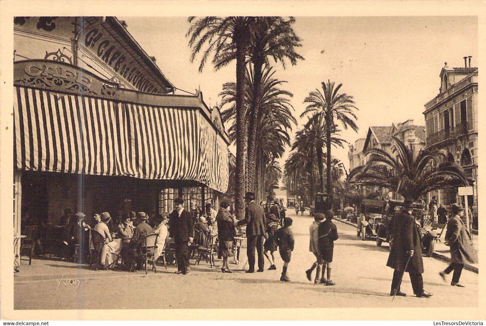 FRANCE - 83 - HYERES - Avenue De Belgique - Carte Postale Ancienne - Hyeres