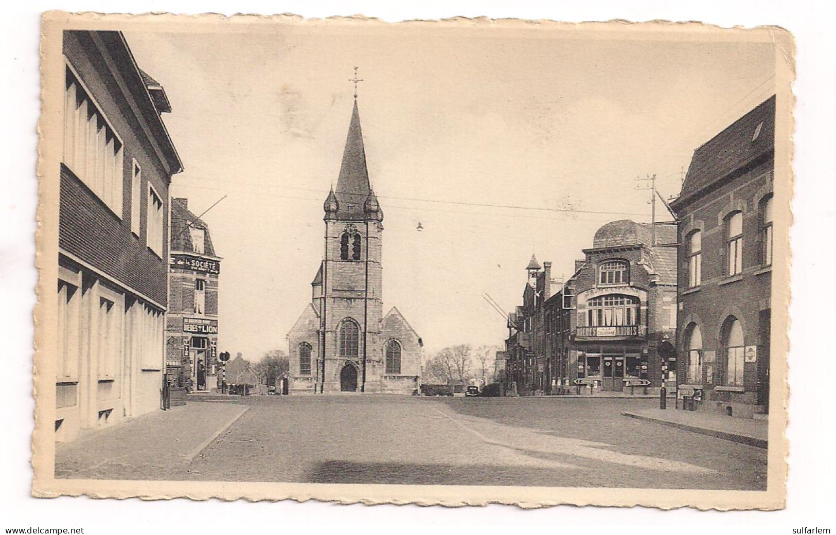 Carte Postale. PECQ. La Place - Pecq