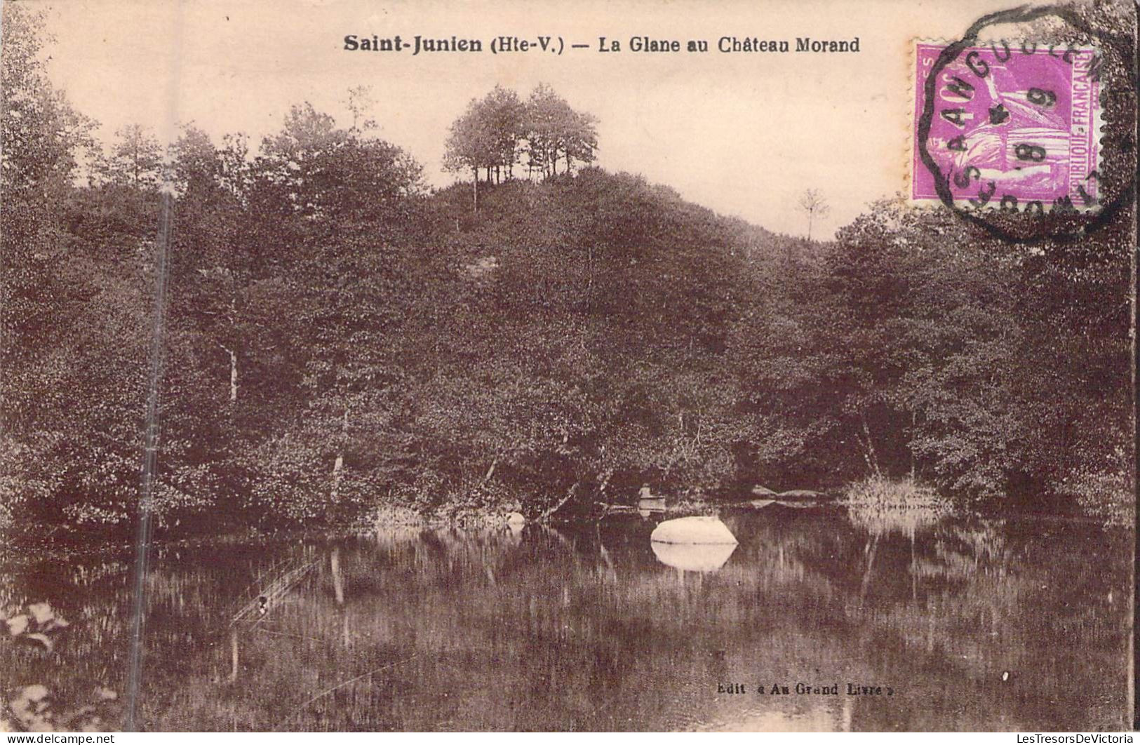 FRANCE - 87 - SAINT JUNIEN - La Glane Au Chateau Morand - Edit Au Grand Livre - Carte Postale Ancienne - Saint Junien