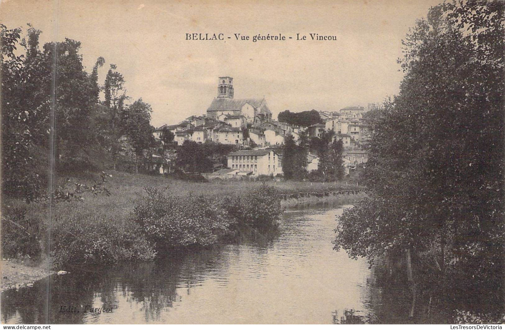 FRANCE - 87 - BELLAC - Vue Générale - Le Vicou - Edit Faricot - Carte Postale Ancienne - Bellac