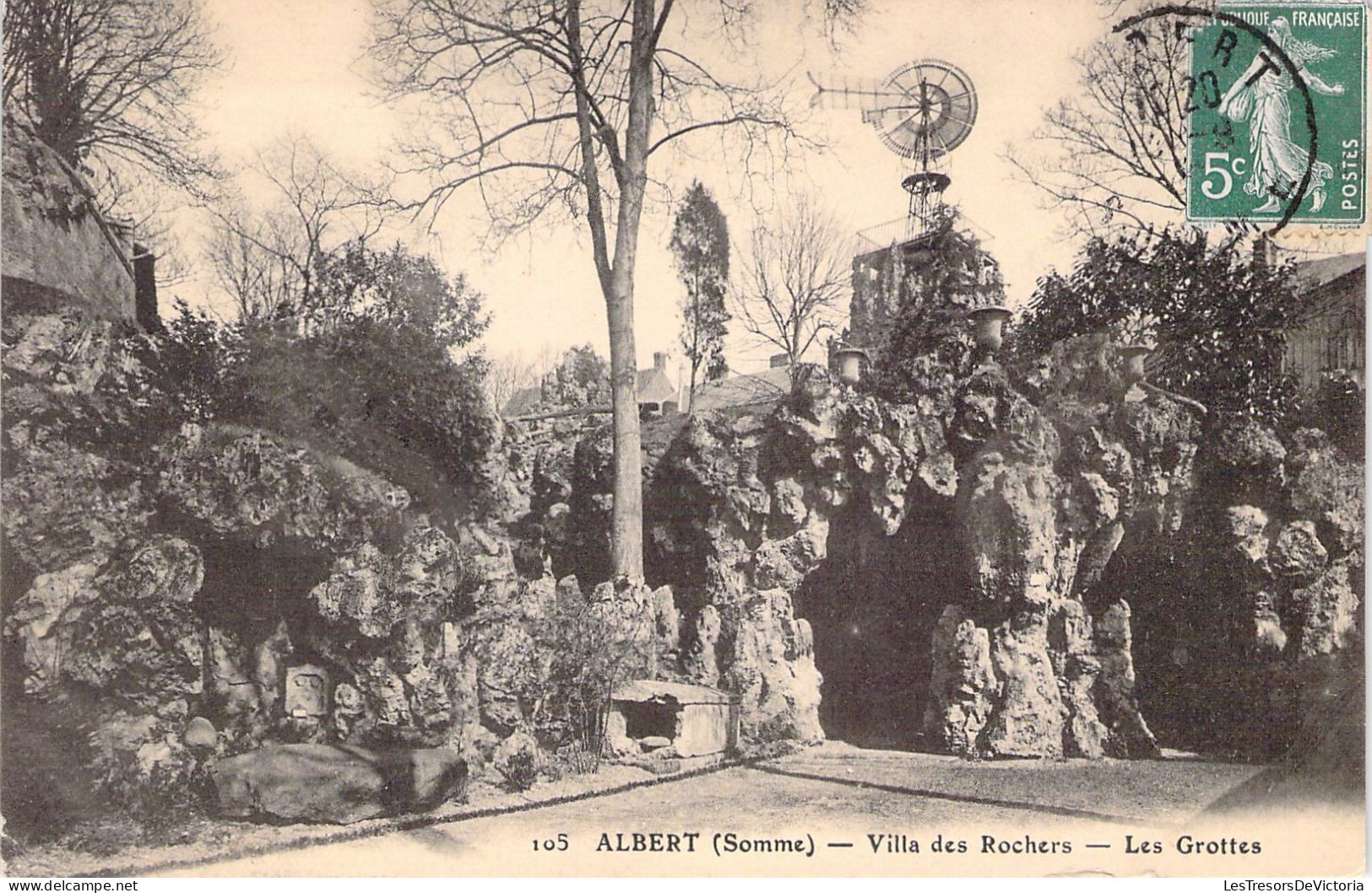 FRANCE - 80 - ALBERT - Villa Des Rochers - Les Grottes - Carte Postale Ancienne - Albert